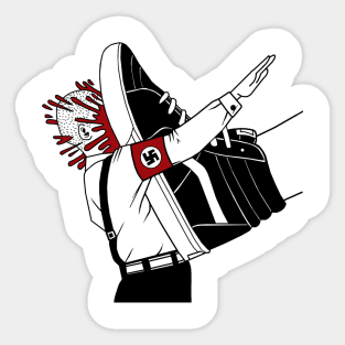 Stomp Out Your Local Racist - small Sticker